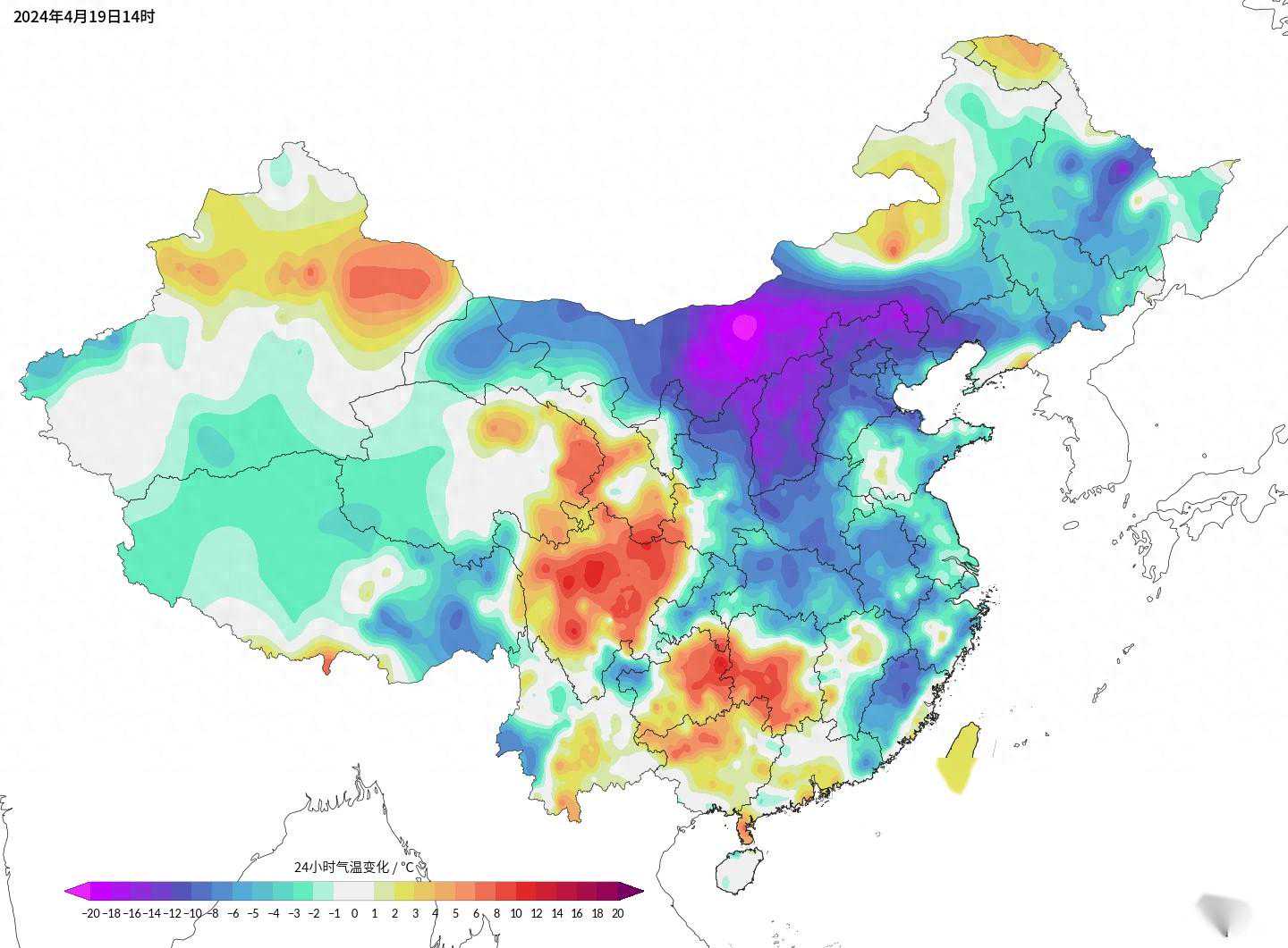 西伯利亚冷涡再次出击，北方大范围雷雨确定！预报：局部或还下雪