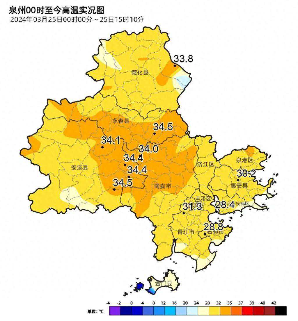 最高温34.5℃！泉州天气又要变了