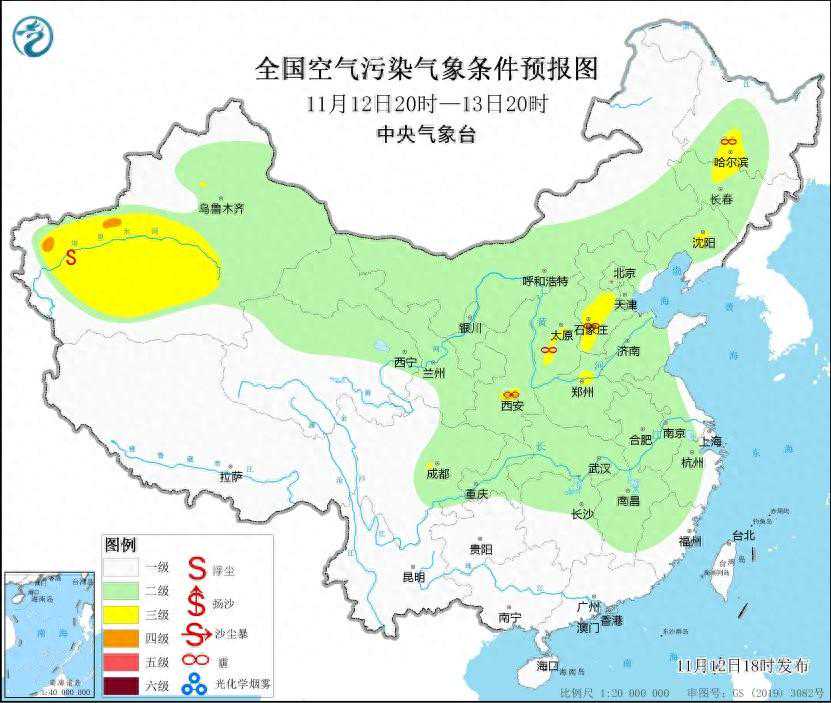 明日至15日京津冀将有轻至中度霾，16日凌晨起减弱消散