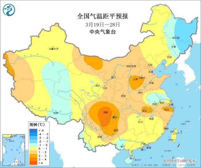 未来十天江淮江汉江南北部有明显降雨 北方地区多弱冷空气活动