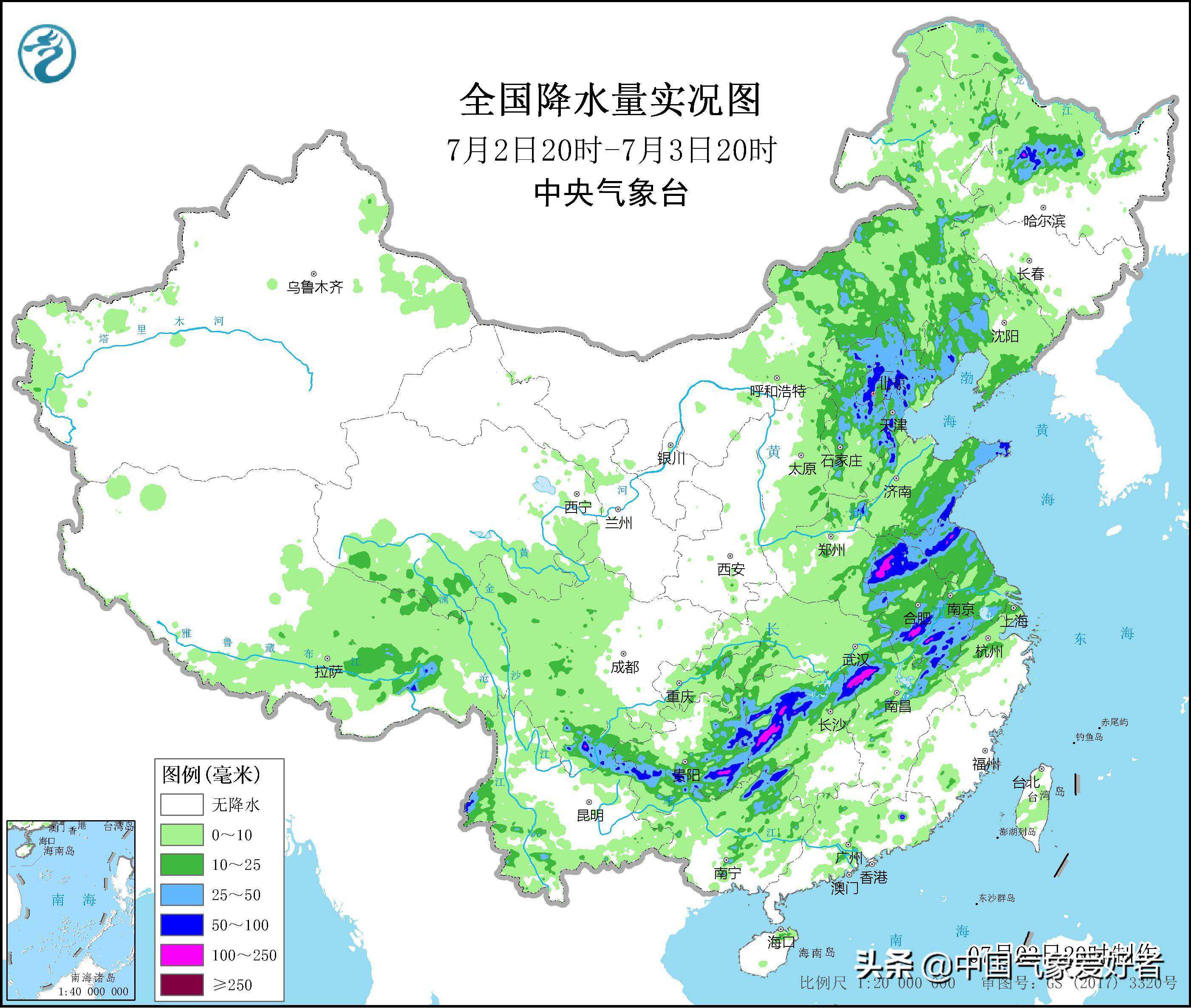 闷！梅雨已重回上海，暴雨已对准长江？分析：错，北方更需警惕