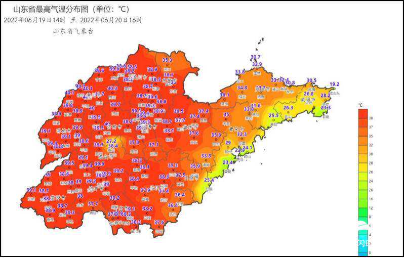 德州临邑40.7℃！山东继续发布高温橙色预警 济南等4市最高气温仍40℃以上