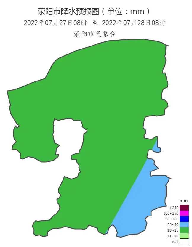 荥阳发布最新天气预报：27日有中到大雨，局部暴雨！雷雨时伴有强对流天气！