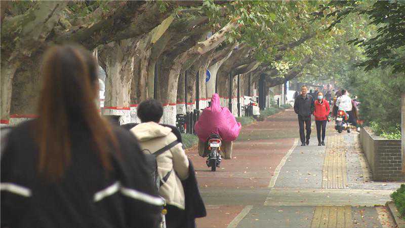 潍坊青州市：降雨+降温 天气开启“深秋模式”