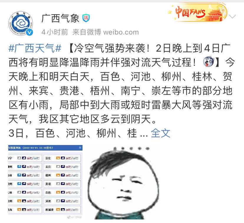 降温+大雨！近日两股冷空气南下，藤县天气要有大变化