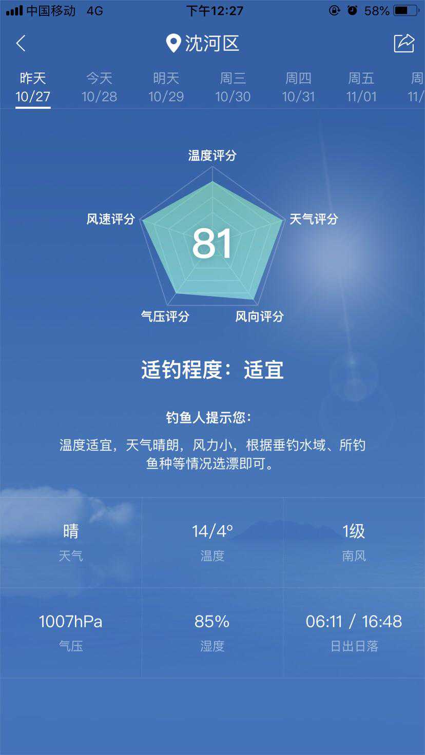 如何看钓鱼人APP钓鱼指数，我有几个心得
