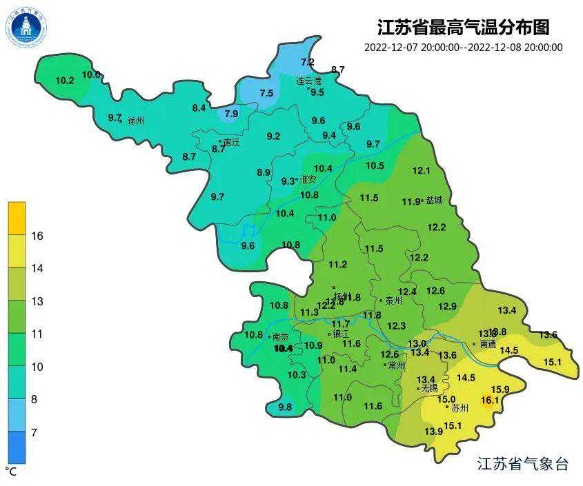 冷空气即将发货！泰州最低气温暴跌至-6℃