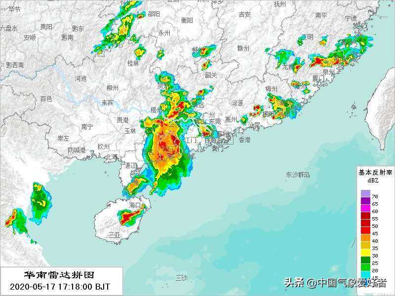 雷达图大量泛红，华南凶猛暴雨继续！权威预报：珠三角将是重点