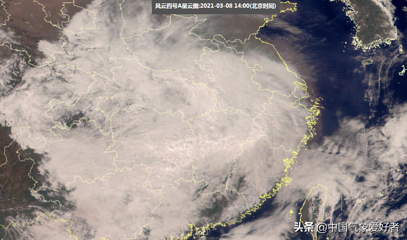华东雷达图上突现大量红波，雷雨要来了？分析：是假波，无需担心